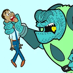 Скачать взломанную Obama Pigsaw: Alien Invasion (Обама Джигтрап)  [МОД Бесконечные монеты] - последняя версия apk на Андроид
