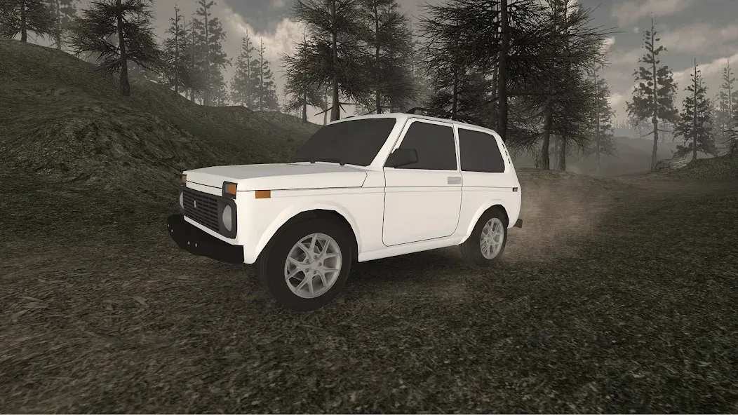 Forest Roads. Niva  [МОД Все открыто] Screenshot 1