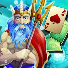 Взломанная Solitaire Atlantis (олитэр Атлантис)  [МОД Mega Pack] - последняя версия apk на Андроид