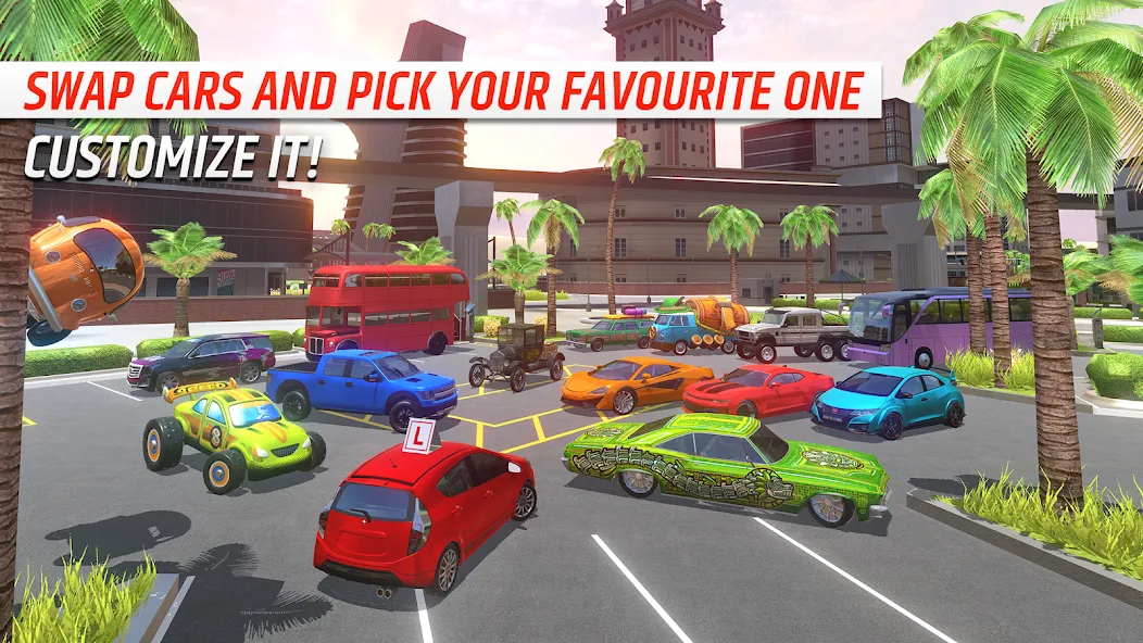 Car Driving School Simulator (Автошкола симулятор вождения)  [МОД Unlocked] Screenshot 4