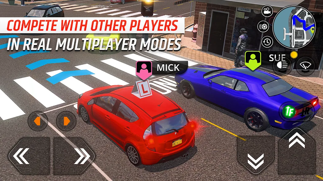 Car Driving School Simulator (Автошкола симулятор вождения)  [МОД Unlocked] Screenshot 5