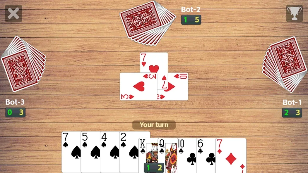 Callbreak League - Card Game (Колбрик Лига)  [МОД Mega Pack] Screenshot 2