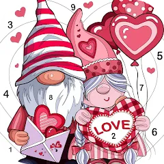 Скачать взломанную Love, Heart Coloring Book  [МОД Все открыто] - полная версия apk на Андроид