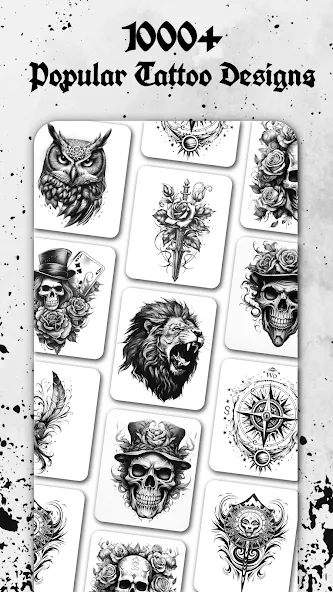 Tattoo Coloring games  [МОД Unlimited Money] Screenshot 2