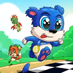 Скачать взломанную Fun Run 3 - Multiplayer Games (Фан Ран 3)  [МОД Menu] - последняя версия apk на Андроид
