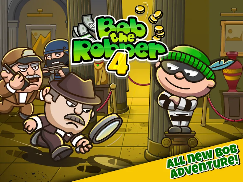 Bob The Robber 4 (Боб Грабитель 4)  [МОД Unlimited Money] Screenshot 1