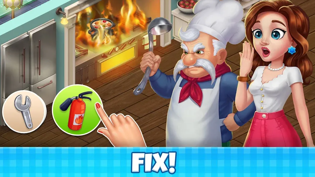 Manor Cafe - Match 3 Puzzle (Манор Кафе)  [МОД Unlocked] Screenshot 5