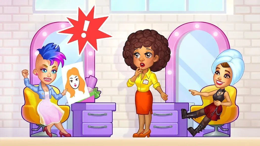 Makeover Salon: Beauty Mania (Маковер Салон)  [МОД Mega Pack] Screenshot 3
