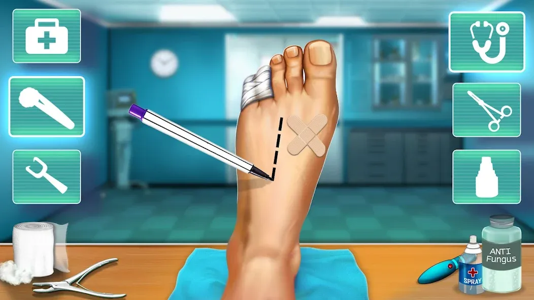 Hospital Surgeon: Doctor Game  [МОД Много денег] Screenshot 1
