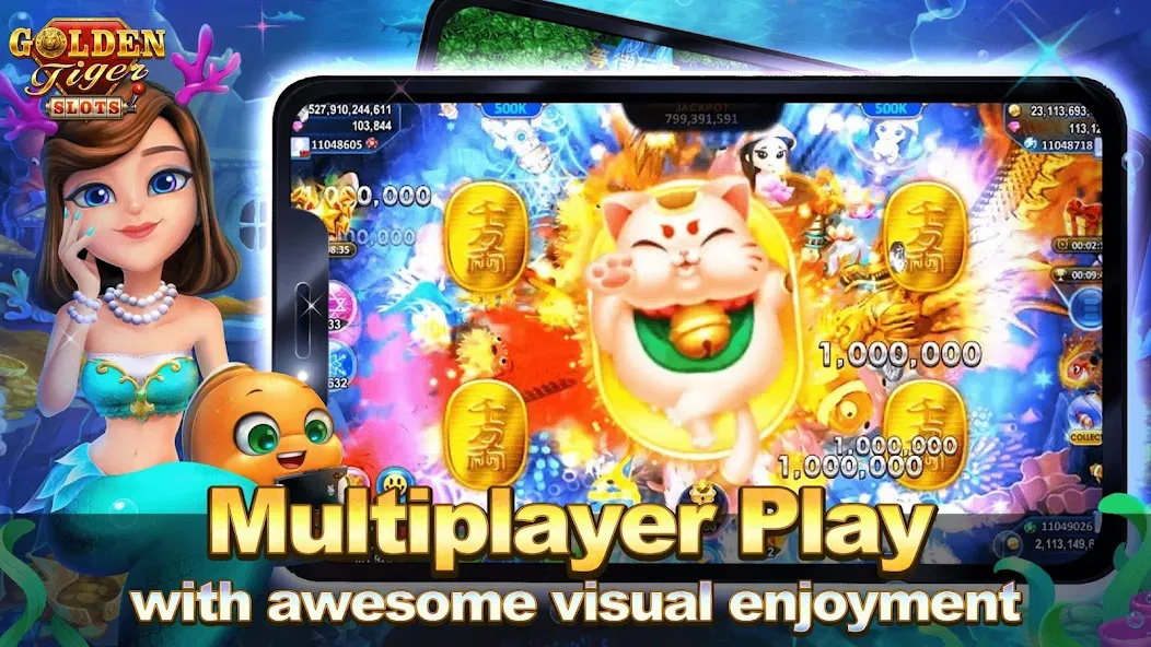 Diamond Slot - Slot Game (Голден Тигер Слотс)  [МОД Unlimited Money] Screenshot 3