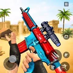 Взлом Gun Games - FPS Shooting Games (ФПС офлайн игры по стрельбе из пистолета)  [МОД Unlimited Money] - последняя версия apk на Андроид