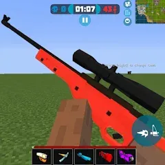 Скачать взломанную Mad GunS online shooting games (Мад Ганс)  [МОД Mega Pack] - полная версия apk на Андроид
