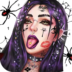 Взлом Dark, Horror Color by Number  [МОД Все открыто] - стабильная версия apk на Андроид