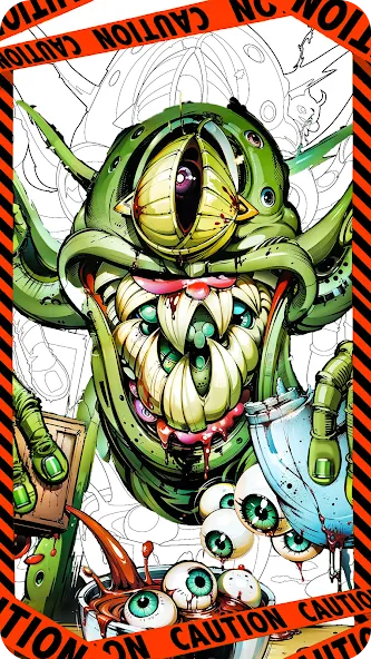 Dark Fantasy Coloring Games  [МОД Все открыто] Screenshot 2