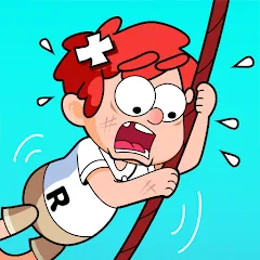 Скачать взлом Zipline Rescue: Physics Game (Зиплайн Рескью)  [МОД Все открыто] - последняя версия apk на Андроид