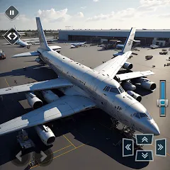 Взлом Real Plane Flying Simulator  [МОД Много денег] - стабильная версия apk на Андроид