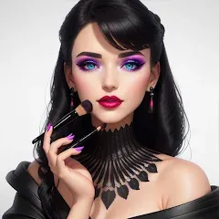 Скачать взломанную Fashion Makeover Stylist Game  [МОД Mega Pack] - стабильная версия apk на Андроид