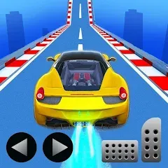 Взломанная Ramp Car Stunt Challenge (Рамп Кар Стант Челлендж)  [МОД Unlimited Money] - полная версия apk на Андроид
