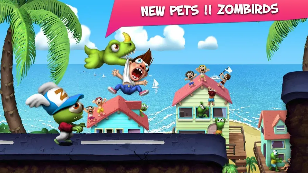 Zombie Tsunami (Зомби Цунами)  [МОД Mega Pack] Screenshot 1