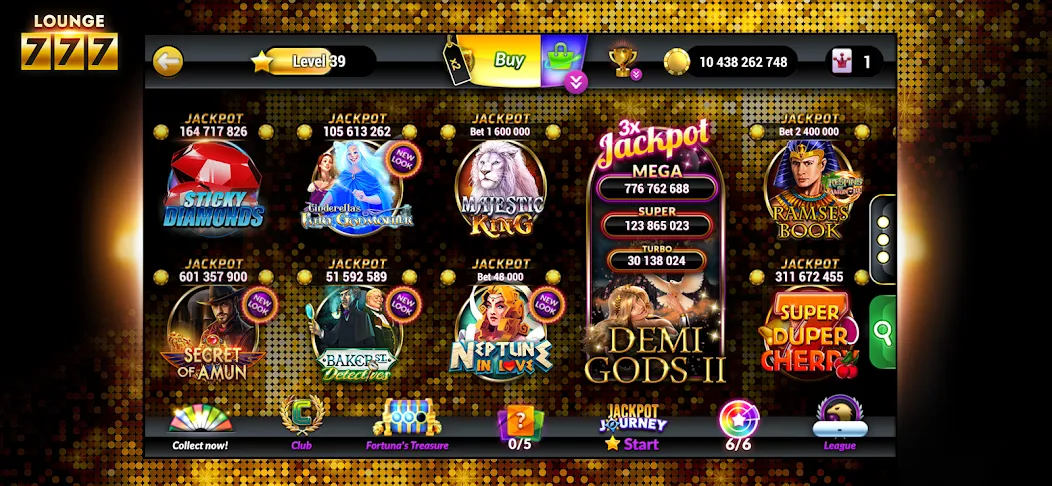 Lounge777 - Online Casino (Лаундж777)  [МОД Бесконечные деньги] Screenshot 1