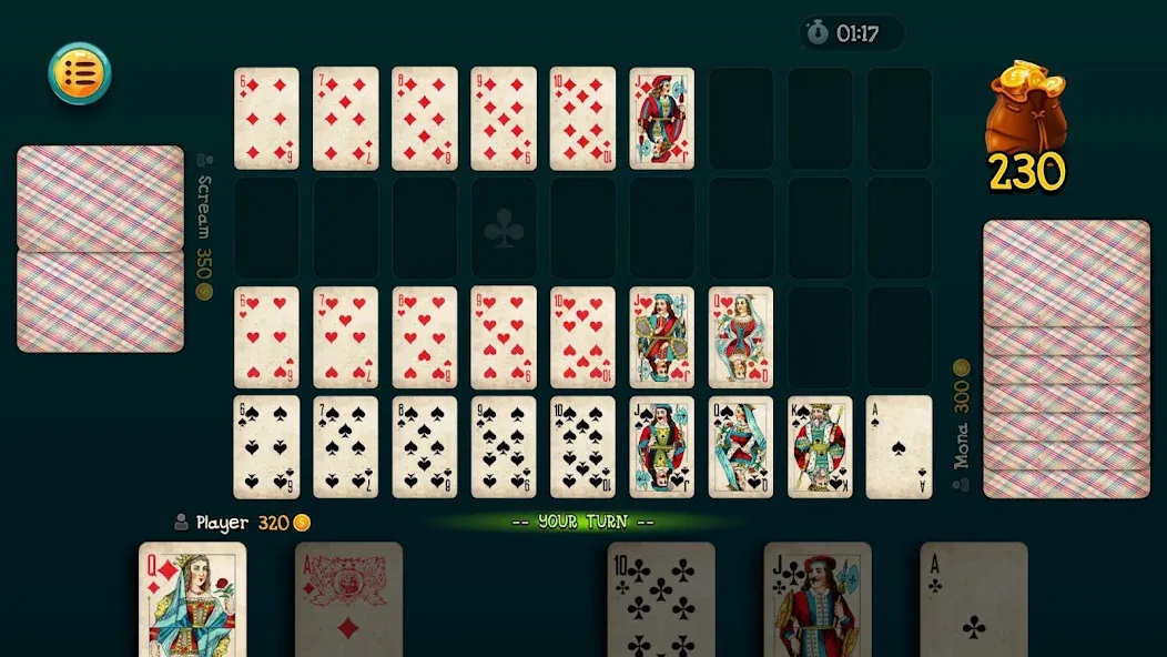 Nine Card Game online offline  [МОД Unlocked] Screenshot 1